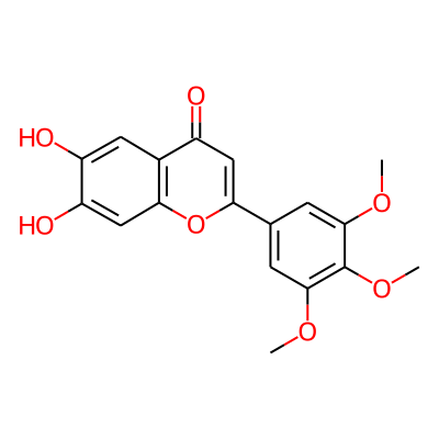 4H-1-Benzopyran-4-one, 6,7-dihydroxy-2-(3,4,5-trimethoxyphenyl)-