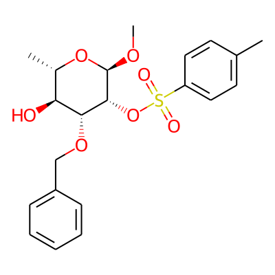 Methyl 2-O-tosyl-3-O-benzyl-alpha-L-rhamnopyranoside