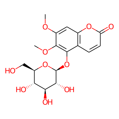 6,7-dimethoxy-5-[(2S,3R,4S,5S,6R)-3,4,5-trihydroxy-6-(hydroxymethyl)oxan-2-yl]oxychromen-2-one