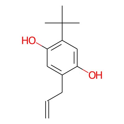 2-Allyl-5-t-butylhydroquinone