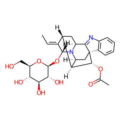[(1R,10S,12R,13E,14R,16S,17S,18R)-13-ethylidene-14-[(2S,3R,4S,5S,6R)-3,4,5-trihydroxy-6-(hydroxymethyl)oxan-2-yl]oxy-8,15-diazahexacyclo[14.2.1.01,9.02,7.010,15.012,17]nonadeca-2,4,6,8-tetraen-18-yl] acetate