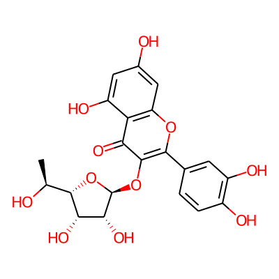 quercetin 3-O-alpha-L-rhamnofuranoside