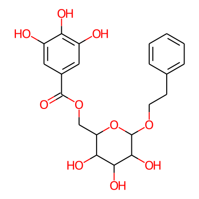 (3,4,5-Trihydroxy-6-phenethyloxy-tetrahydropyran-2-yl)methyl 3,4,5-trihydroxybenzoate