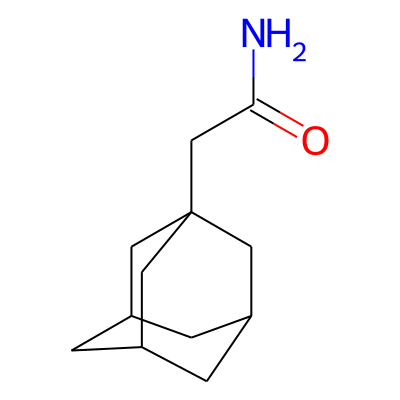 Tricyclo(3.3.1.13,7)decan-1-acetamide