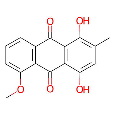 1,4-Dihydroxy-5-methoxy-2-methylanthracene-9,10-dione