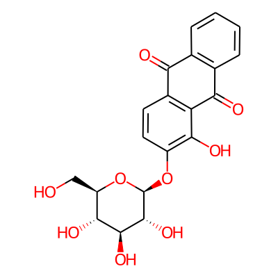 1-Hydroxy-2-(beta-D-glucosyloxy)-9,10-anthraquinone