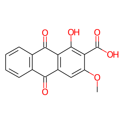 1-Hydroxy-2-carboxy-3-methoxyanthraquinone
