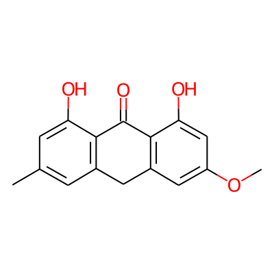 Anthrone, 1,8-dihydroxy-3-methoxy-6-methyl-