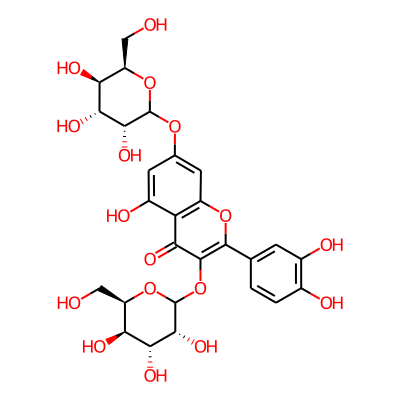 quercetin 3,7-di-O-glucoside