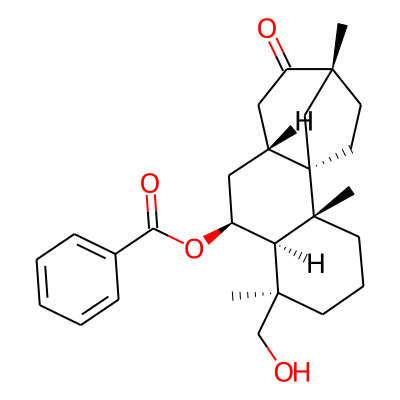 6-Benzoyl-12-methyl-13-oxo-9(12)-9(12)-dihomo-18-podocarpanol