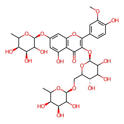 Isorhamnetin 3-rutinoside-7-rhamnoside