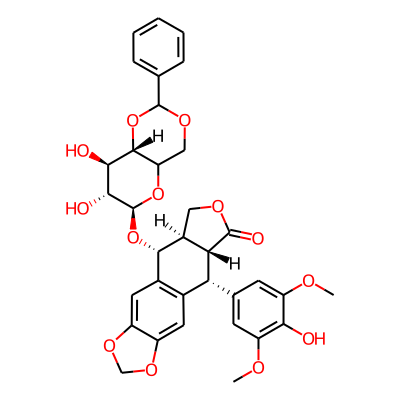 4'-Demethylpodophyllotoxin beta-D-benzylidene glucoside