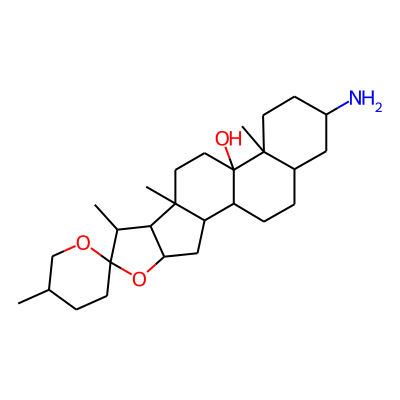 5alpha-Spirostan-9-ol, 3beta-amino-, (25R)-
