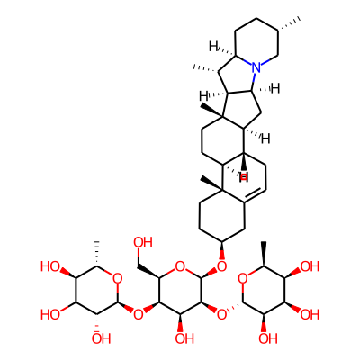 (2S,3R,5R,6S)-2-[(2R,3R,4S,5S,6R)-4-hydroxy-2-(hydroxymethyl)-6-[[(1S,2S,7S,10R,11S,14S,15R,16S,17R,20S,23S)-10,14,16,20-tetramethyl-22-azahexacyclo[12.10.0.02,11.05,10.015,23.017,22]tetracos-4-en-7-yl]oxy]-5-[(2S,3R,4R,5S,6S)-3,4,5-trihydroxy-6-methyloxan-2-yl]oxyoxan-3-yl]oxy-6-methyloxane-3,4,5-triol