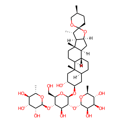 (2S,3R,4R,5R,6S)-2-[(2R,3S,4S,5R,6R)-4-hydroxy-2-(hydroxymethyl)-6-[(1R,2S,4S,5'S,6R,7S,8R,9S,12S,13S,15R,16R,18S)-15-hydroxy-5',7,9,13-tetramethylspiro[5-oxapentacyclo[10.8.0.02,9.04,8.013,18]icosane-6,2'-oxane]-16-yl]oxy-5-[(2S,3R,4R,5R,6S)-3,4,5-trihydroxy-6-methyloxan-2-yl]oxyoxan-3-yl]oxy-6-methyloxane-3,4,5-triol