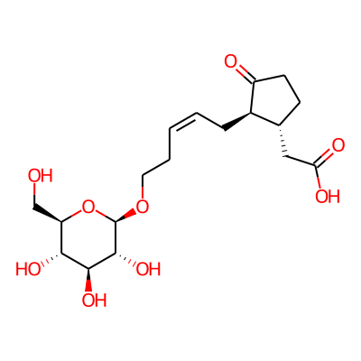 2-[(1R,2R)-3-oxo-2-[(Z)-5-[(2R,3R,4S,5S,6R)-3,4,5-trihydroxy-6-(hydroxymethyl)oxan-2-yl]oxypent-2-enyl]cyclopentyl]acetic acid