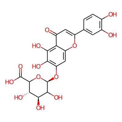 6-Hydroxyluteolin 7-glucuronide