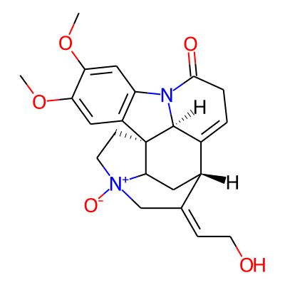(1S,13S,14Z,19S,21S)-14-(2-hydroxyethylidene)-4,5-dimethoxy-16-oxido-8-aza-16-azoniahexacyclo[11.5.2.11,8.02,7.016,19.012,21]henicosa-2,4,6,11-tetraen-9-one