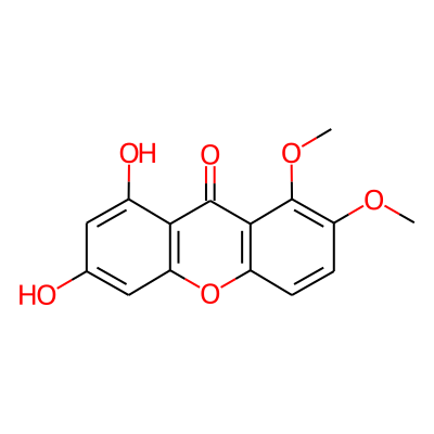 Xanthen-9-one, 6,8-dihydroxy-1,2-dimethoxy-