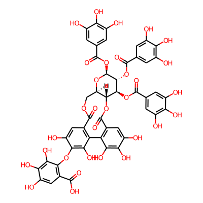 3,4,5-trihydroxy-2-[[(10R,11S,12R,13S,15R)-3,4,5,21,23-pentahydroxy-8,18-dioxo-11,12,13-tris[(3,4,5-trihydroxybenzoyl)oxy]-9,14,17-trioxatetracyclo[17.4.0.02,7.010,15]tricosa-1(23),2,4,6,19,21-hexaen-22-yl]oxy]benzoic acid