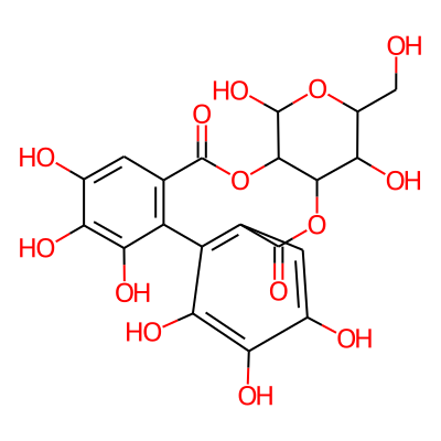 2,3-(S)-hexahydroxydiphenoyl-D-glucose