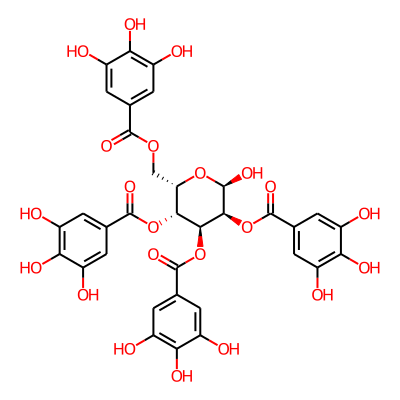 [(2S,3R,4S,5S,6R)-6-hydroxy-3,4,5-tris[(3,4,5-trihydroxybenzoyl)oxy]tetrahydropyran-2-yl]methyl 3,4,5-trihydroxybenzoate