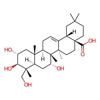 (4aS,6aR,6aR,6bR,7R,8aR,9R,10R,11R,12aR,14bS)-7,10,11-trihydroxy-9-(hydroxymethyl)-2,2,6a,6b,9,12a-hexamethyl-1,3,4,5,6,6a,7,8,8a,10,11,12,13,14b-tetradecahydropicene-4a-carboxylic acid