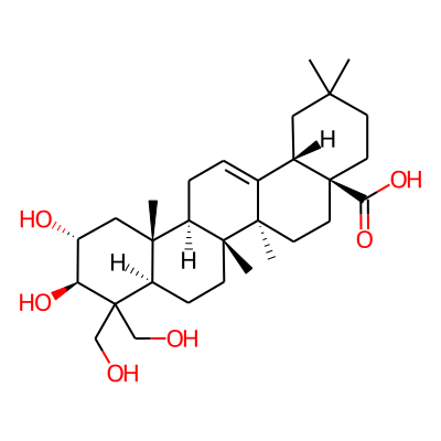 (4aS,6aR,6aS,6bR,8aR,10R,11R,12aR,14bS)-10,11-dihydroxy-9,9-bis(hydroxymethyl)-2,2,6a,6b,12a-pentamethyl-1,3,4,5,6,6a,7,8,8a,10,11,12,13,14b-tetradecahydropicene-4a-carboxylic acid