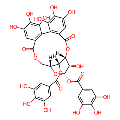 [(1R,19R,21S,22R,23R)-6,7,8,11,12,13,22-heptahydroxy-3,16-dioxo-21-(3,4,5-trihydroxybenzoyl)oxy-2,17,20-trioxatetracyclo[17.3.1.04,9.010,15]tricosa-4,6,8,10,12,14-hexaen-23-yl] 3,4,5-trihydroxybenzoate