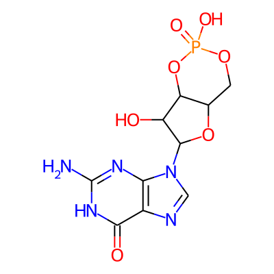 2-amino-9-(2,7-dihydroxy-2-oxo-4a,6,7,7a-tetrahydro-4H-furo[3,2-d][1,3,2]dioxaphosphinin-6-yl)-3H-purin-6-one