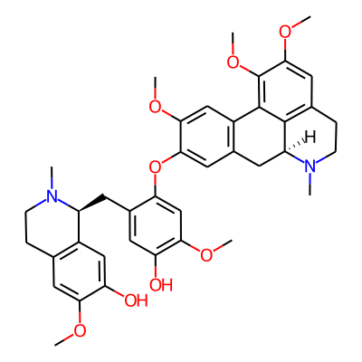7-Isoquinolinol, 1,2,3,4-tetrahydro-1-((5-hydroxy-4-methoxy-2-((5,6,6a,7-tetrahydro-1,2,10-trimethoxy-6-methyl-4H-dibenzo(de,g)quinolin-9-yl)oxy)phenyl)methyl)-6-methoxy-2-methyl-, (S-(R*,R*))-