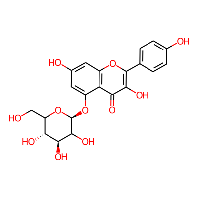 3,7-dihydroxy-2-(4-hydroxyphenyl)-5-[(2S,4S,5S)-3,4,5-trihydroxy-6-(hydroxymethyl)oxan-2-yl]oxychromen-4-one