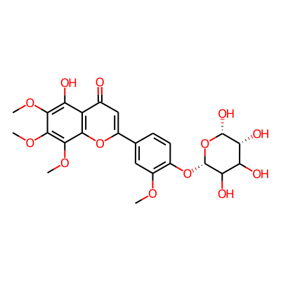 5,4'-Dihydroxy-6,7,8,3'-tetramethoxyflavone 4'-galactoside