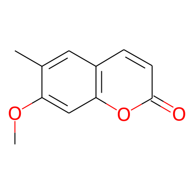 7-Methoxy-6-methyl-2H-1-benzopyran-2-one