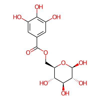 6-O-galloyl-beta-D-glucose