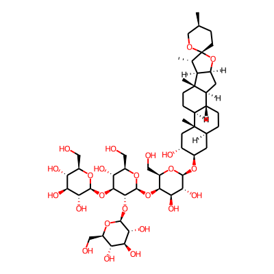 (2S,3R,4S,5S,6R)-2-[(2S,3R,4S,5R,6R)-2-[(2R,3R,4R,5R,6R)-4,5-dihydroxy-2-(hydroxymethyl)-6-[(1R,2S,4S,5'S,6R,7S,8R,9S,12S,13S,15R,16R,18S)-15-hydroxy-5',7,9,13-tetramethylspiro[5-oxapentacyclo[10.8.0.02,9.04,8.013,18]icosane-6,2'-oxane]-16-yl]oxyoxan-3-yl]oxy-5-hydroxy-6-(hydroxymethyl)-3-[(2S,3R,4S,5S,6R)-3,4,5-trihydroxy-6-(hydroxymethyl)oxan-2-yl]oxyoxan-4-yl]oxy-6-(hydroxymethyl)oxane-3,4,5-triol