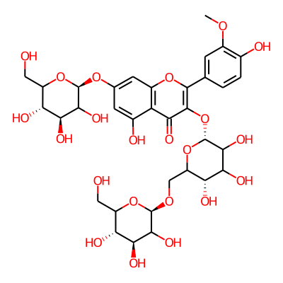 Isorhamnetin 3-gentiobioside-7-glucoside