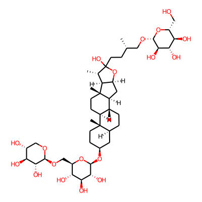 (2R,3S,4S,5R,6R)-2-(hydroxymethyl)-6-[(2S)-4-[(1R,2S,4S,7S,8R,9S,12S,13S,16S,18S)-6-hydroxy-7,9,13-trimethyl-16-[(2R,3R,4S,5S,6R)-3,4,5-trihydroxy-6-[[(2S,3R,4S,5R)-3,4,5-trihydroxyoxan-2-yl]oxymethyl]oxan-2-yl]oxy-5-oxapentacyclo[10.8.0.02,9.04,8.013,18]icosan-6-yl]-2-methylbutoxy]oxane-3,4,5-triol