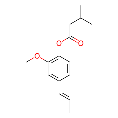 (E)-2-Methoxy-4-(1-propenyl)phenyl isovalerate