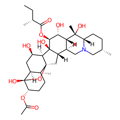[(1S,2S,6S,9S,10S,11R,12R,13S,14S,15S,16R,18S,19S,22S,23S,25R)-22-acetyloxy-10,12,14,16,23-pentahydroxy-6,10,19-trimethyl-24-oxa-4-azaheptacyclo[12.12.0.02,11.04,9.015,25.018,23.019,25]hexacosan-13-yl] (2R)-2-methylbutanoate