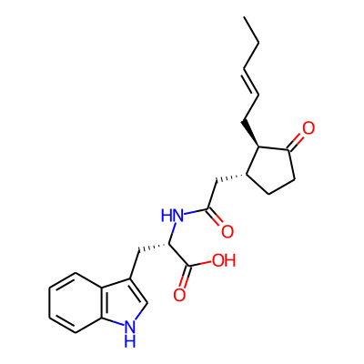 (2S)-3-(1H-indol-3-yl)-2-[[2-[(1R,2R)-3-oxo-2-[(E)-pent-2-enyl]cyclopentyl]acetyl]amino]propanoic acid