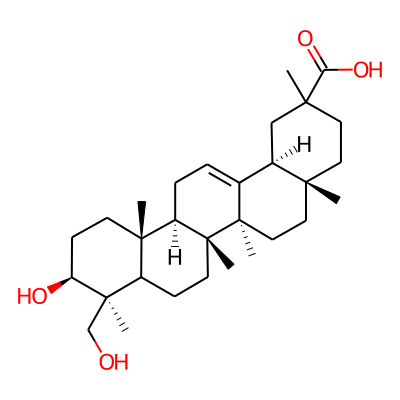 Olean-12-en-29-oic acid, 3,23-dihydroxy-, (3beta,4beta,20alpha)-