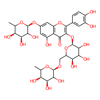 Quercetin 3-robinobioside-7-rhamnoside