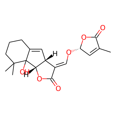 (3E,3aR,8bS)-8a-hydroxy-8,8-dimethyl-3-[[(2R)-4-methyl-5-oxo-2H-furan-2-yl]oxymethylidene]-5,6,7,8b-tetrahydro-3aH-indeno[1,2-b]furan-2-one