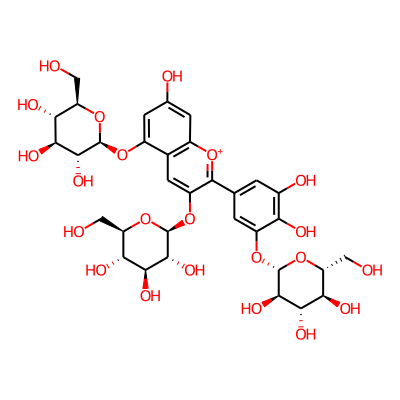 Delphinidin 3,5,3'-triglucoside