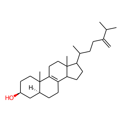 24-Methyl-5-alpha-cholesta-8,24(28)-dien-3-beta-ol