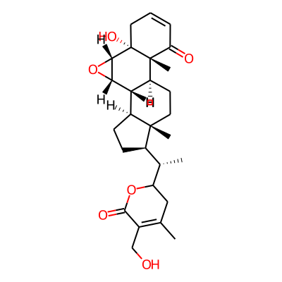 (1S,2S,4S,5R,10R,11S,14R,15R,18S)-5-hydroxy-15-[(1S)-1-[5-(hydroxymethyl)-4-methyl-6-oxo-2,3-dihydropyran-2-yl]ethyl]-10,14-dimethyl-3-oxapentacyclo[9.7.0.02,4.05,10.014,18]octadec-7-en-9-one