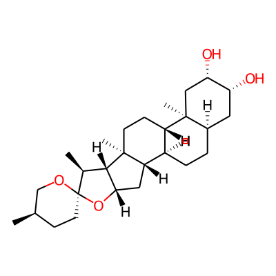 (1R,2S,4S,5'R,6R,7S,8R,9S,12S,13S,15S,16R,18R)-5',7,9,13-tetramethylspiro[5-oxapentacyclo[10.8.0.02,9.04,8.013,18]icosane-6,2'-oxane]-15,16-diol
