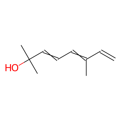 3,5,7-Octatrien-2-ol, 2,6-dimethyl-