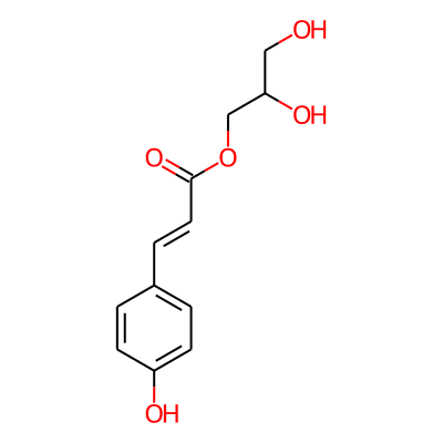 2,3-dihydroxypropyl (E)-3-(4-hydroxyphenyl)prop-2-enoate